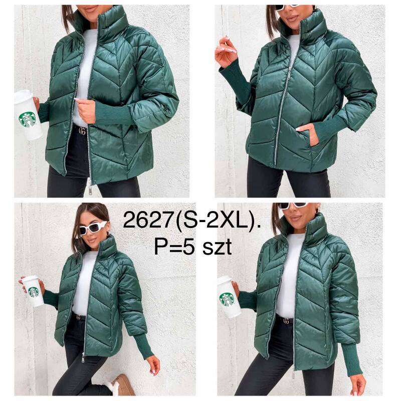 Kurtki damskie zimowe Roz S-2XL, 1 Kolor Paczka 5 szt